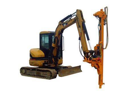 boring attachment for mini excavator|excavator mounted rock drill.